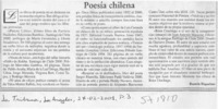 Poesía chilena  [artículo] Ramón Riquelme