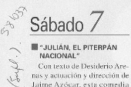 "Julián, el piterpan nacional"