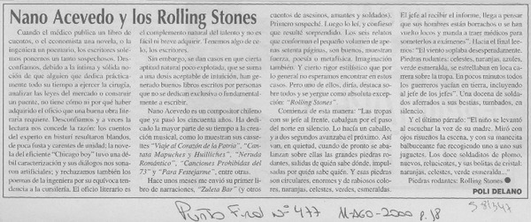 Nano Acevedo y los Rolling Stones