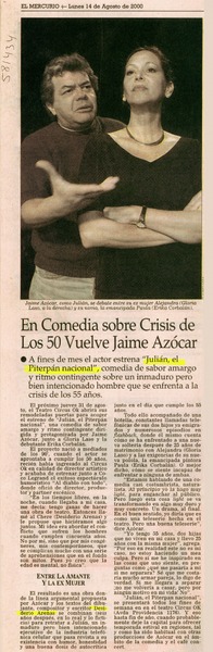 En comedia sobre crisis de los 50 vuelve Jaime Azócar