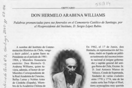 Don Hermelo Arabena Williams  [artículo]