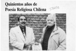 Quinientos años de poesía religiosa chilena  [artículo]