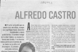 Alfredo Castro rompe mitos