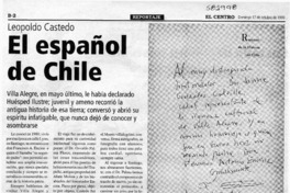 El español de Chile  [artículo] Jaime González Colville