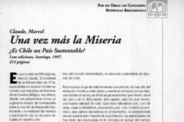 Una vez más la Miseria  [artículo] Klaudio Araya Pizarro