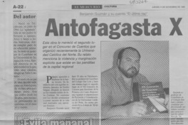 Antofagasta X  [artículo] Mauro Robles Torres