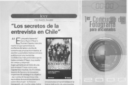 Los secretos de la entrevista en Chile  [artículo] Andrés Aguirre