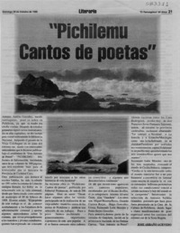 "Pichilemu cantos de poetas"  [artículo] José Arraño Acevedo