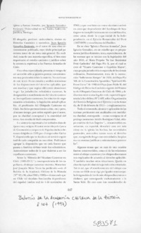 Iglesia y Fuerzas Armadas  [artículo] Sergio Martínez Baeza