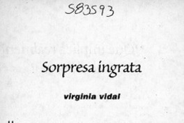 Sorpresa ingrata  [artículo] Virginia Vidal