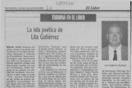 La isla poética de Lita Gutiérrez  [artículo] Guillermo Rubilard