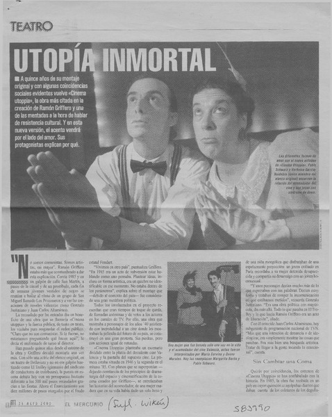 Utopía inmortal