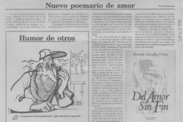 Nuevo poemario de amor  [artículo] Marino Muñoz Lagos