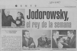 Jodorowsky, el rey de la semana  [artículo] Loreto Alcántara