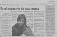 En el escenario de una novela  [artículo] Angélica Rivera