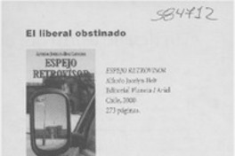 El liberal obstinado  [artículo] Andrés Gómez