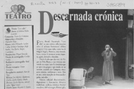 Descarnada crónica  [artículo] Italo Passalacqua C.