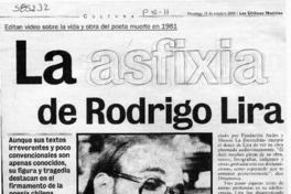 La asfixia de Rodrigo Lira
