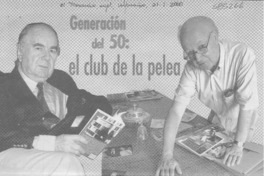 Generación del 50, el club de la pelea  [artículo] Alvaro Bisama