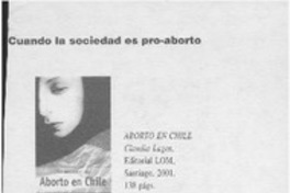 Cuando la ciudad es pro-aborto  [artículo] Sandra Bustos