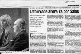 Lafourcade ahora va por Salas  [artículo] Karla Henríquez