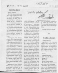 Eusebio Lillo  [artículo] Hernán Navarrete Rojas