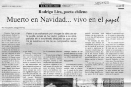Muerto en Navidad, vivo en el papel  [artículo] Alejandro Aliaga Rovira