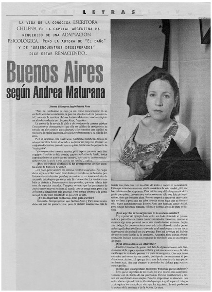 Buenos Aires según Andrea Maturana