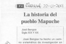 La Historia del pueblo mapuche