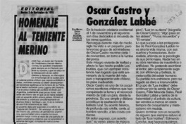 Oscar Castro y González Labbé  [artículo] Matías Rafide