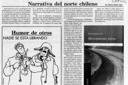 Narrativa del norte chileno  [artículo] Marino Muñoz Lagos