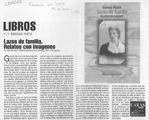 Lazos de familia, relatos con imágenes  [artículo] Rodrigo Pinto