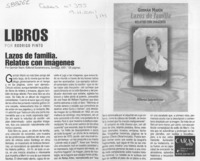 Lazos de familia, relatos con imágenes  [artículo] Rodrigo Pinto