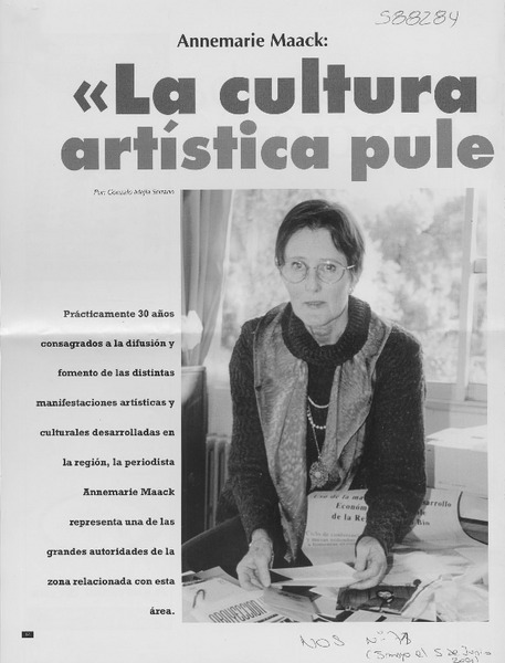 "La cultura artística pule el alma"  [artículo] Gonzalo Mejía Serrano
