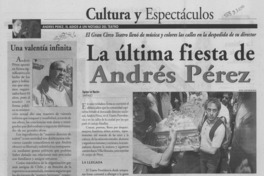 La Ultima fiesta de Andrés Pérez