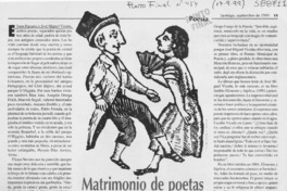 Matrimonio de poetas  [artículo] Luis Merino Reyes