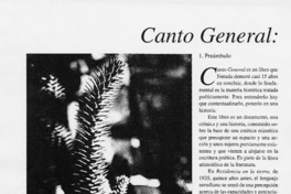 Canto General, una obra ontológica  [artículo] Manuel Jofré