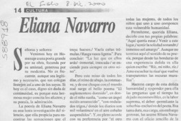 Eliana Navarro  [artículo] Fernando Quilodrán
