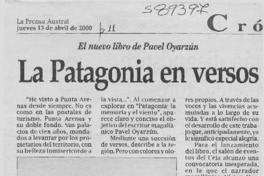 La patagonia en versos  [artículo]