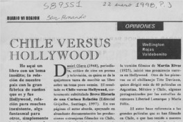 Chile versus Hollywood  [artículo] Wellington Rojas Valdebenito