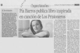 Pía Barros publica libro inspirada en canción de Los Prisioneros
