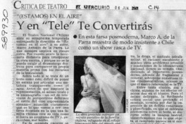 Y en "Tele" te convertirás  [artículo] Pedro Labra Herrera