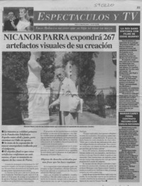 Nicanor Parra expondrá 267 artefactos visuales de su creación  [artículo]