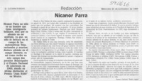 Nicanor Parra  [artículo]