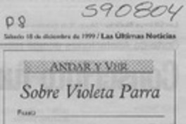 Sobre Violeta Parra  [artículo] Filebo