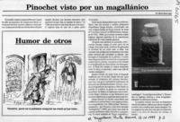 Pinochet visto por un magallánico  [artículo] Marino Muñoz Lagos
