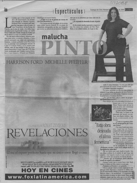 Malucha Pinto  [artículo] Alejandra Leighton B.