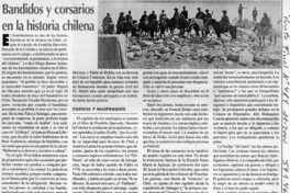 Bandidos y corsarios en la historia chilena  [artículo] S. V.