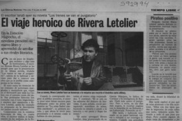 El viaje heroico de Rivera Letelier  [artículo]