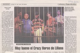 Muy bueno el Crazy Horse de Liliana  [artículo] Rigoberto Carvajal